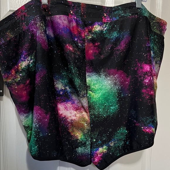 Torrid Multicolor Galaxy Print Swim Shorts - Picture 5 of 7